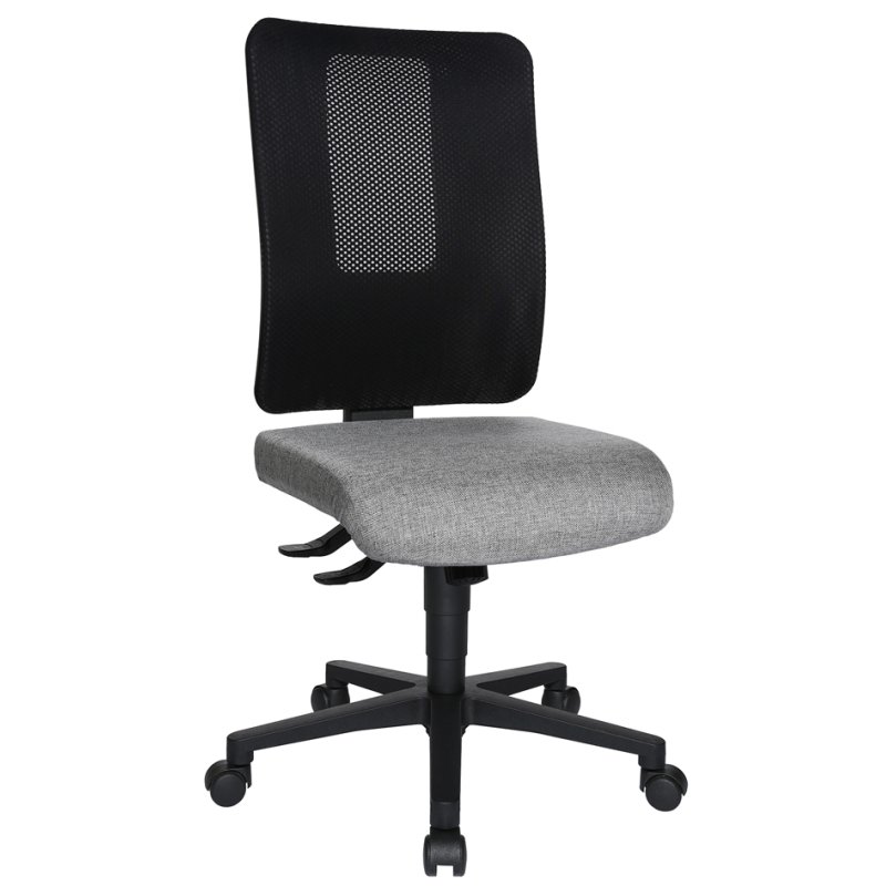 Topstar bureaustoel Open X (N), blauw/zwart, netrugleuning, 110 kg